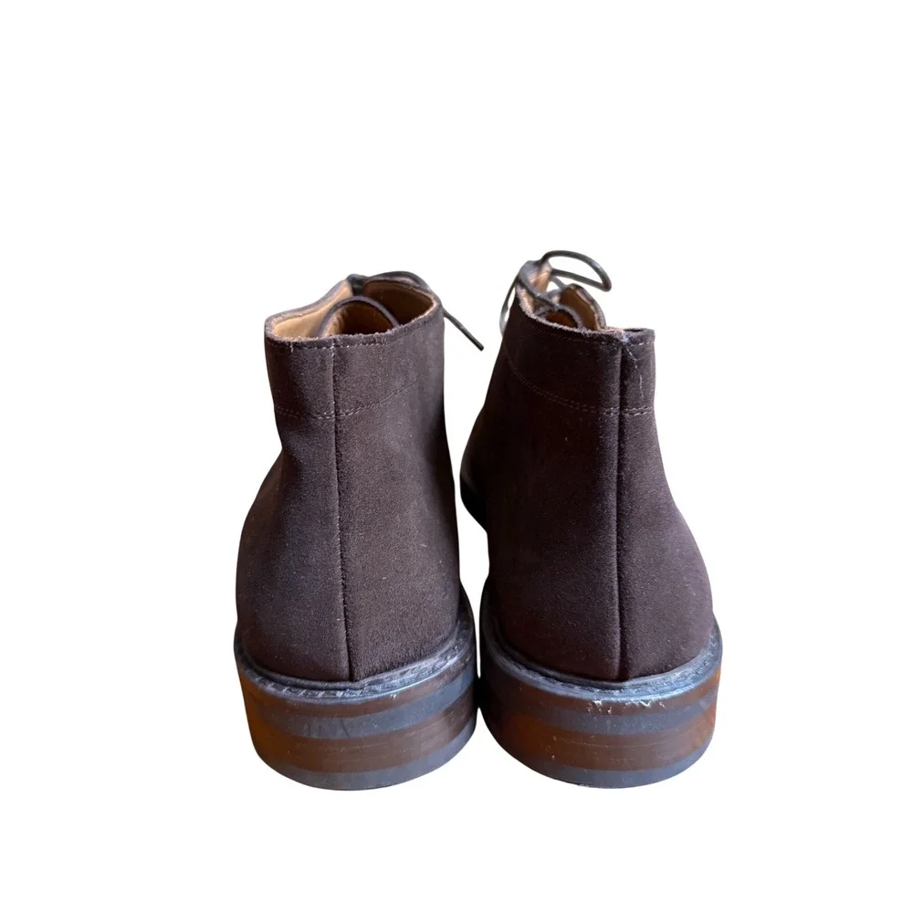 Jack Erwin Mens Dark Brown Suede Chukka Boots Made in Spain Size‎ 11 2072